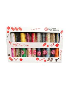 Set 20 fili cucito "Extraforte" - Cucirini Tre Stelle