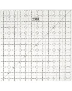 OLFA Righello Patchwork quadrato 12,5 x 12,5 pollici - Antiscivolo e satinato