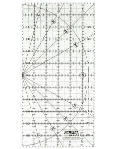 OLFA Righello Patchwork 6 x 12 pollici - Antiscivolo e satinato