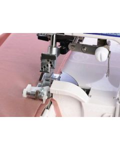 Piedino per punto invisibile - Janome tagliacuci con punto copertura