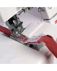 Piedino per fettucce e passanti - Janome tagliacuci con punto copertura