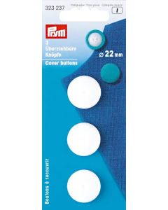 Bottoni da ricoprire 22 mm plastica - Prym