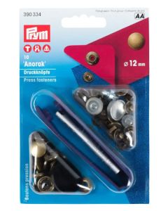 Bottoni a pressione "Anorak" 12 mm ottone - Prym