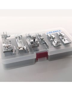 Set 6 piedini per macchine tagliacuci Juki MO 104 / 114 / 623 / 644 / 654 / 655 / 734 / 735
