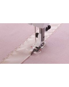 Piedino trasparente "B" con lamella centrale Husqvarna Viking