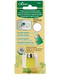 Ditale in gomma con protezione in metallo (Grande) Clover