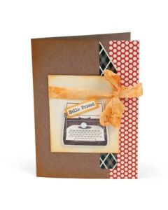 Fustella Sizzix Framelits "Noted" con timbri - 659521