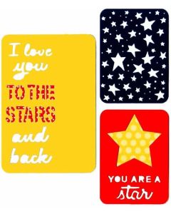Fustella Sizzix Thinlits "Stelle" - 659756