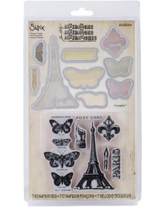Fustella Sizzix Framelits "Volo francese" - 659884