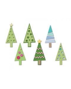 Fustella Sizzix Thinlits "Alberi di Natale" - 659926