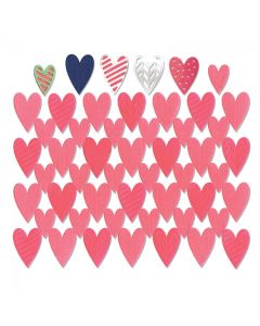 Fustella Sizzix Thinlits "Biglietto cuori" - 660107