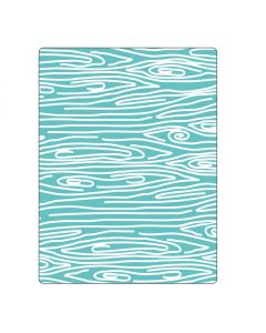 Fustella Sizzix Embossing Folder "Venatura in legno #3" - 660408