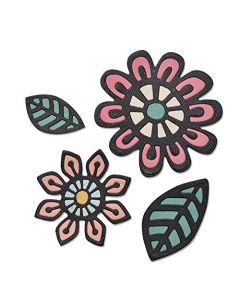 Fustella Sizzix Thinlits "Fiori indigeni intricati" - 660499
