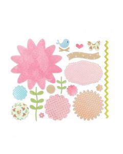 Fustella Sizzix Thinlits "Giardino segreto" - 660694