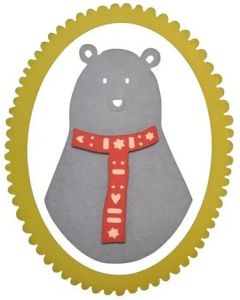 Fustella Sizzix Thinlits "Orso amorevole" - 660880