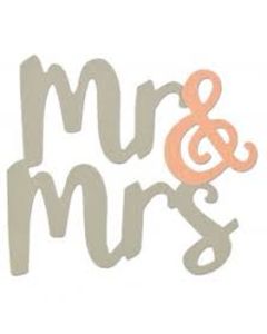 Fustella Sizzix Bigz "Mr e Mrs" - 661714