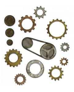 Fustella Sizzix Bigz L "Industriale, ingranaggi" - 661817