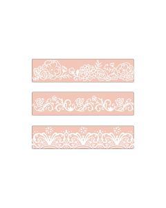 Fustella Sizzix Embossing Folder "Set per bordi" - 661884