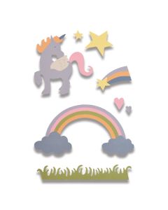 Fustella Sizzix Thinlits "Unicorno magico" - 662096