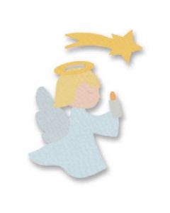 Fustella Sizzix Bigz "Angelo con candela" - 662326