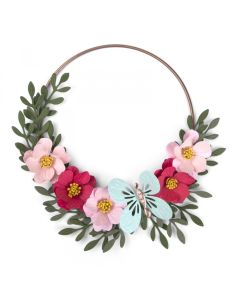 Fustella Sizzix Bigz "Farfalle e fiori decorativi" con Embossing - 662442