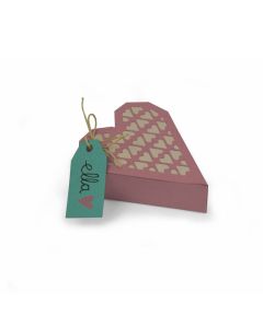 Fustella Sizzix Thinlits "Scatola cuore" - 662518
