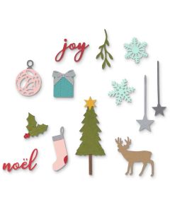 Fustella Sizzix Thinlits "Set natalizio" - 662581