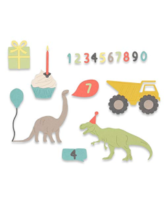 Fustella Sizzix Thinlits "Compleanno bambino" - 662590