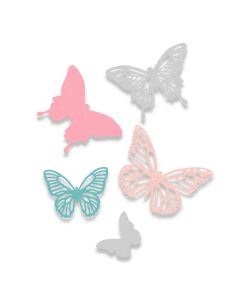 Fustella Sizzix Thinlits "Farfalle" - 662607