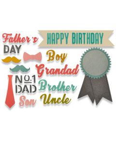 Fustella Sizzix Thinlits "Occasioni maschili" - 662616