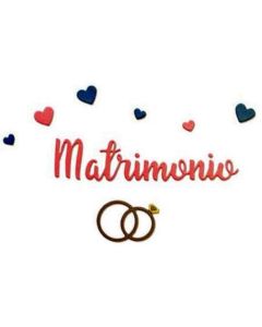 Fustella Sizzix Thinlits "Matrimonio" - 662626