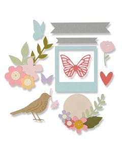 Fustella Sizzix Thinlits "Set floreale" - 662679