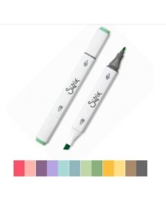 Set 12 pennarelli indelebili con punta doppia Sizzix - 663056