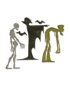 Fustella Sizzix Thinlits "Macabro" - 663091