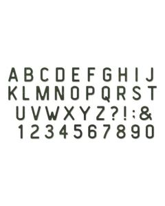 Fustella Sizzix Bigz XL "Alfabeto lavagna con lettere" - 663111