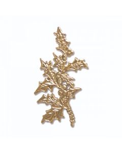 Fustella Sizzix Impresslits 3D (Thinlits + Embossing) "Agrifoglio" - 663295