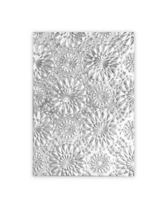 Fustella Sizzix Embossing Texture Fades 3D "Caleidoscopio" - 663296