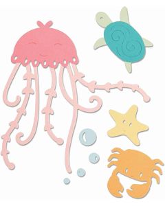 Fustella Sizzix Thinlits "In fondo al mare" - 663363