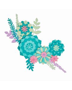 Fustella Sizzix Thinlits "Ghirlanda di piante grasse" - 663366