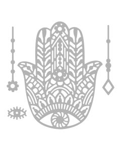 Fustella Sizzix Thinlits "Mano di Fatima, Khamsa" - 663367