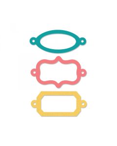 Fustella Sizzix Bigz "Etichette ornamentali da libro" - 663479