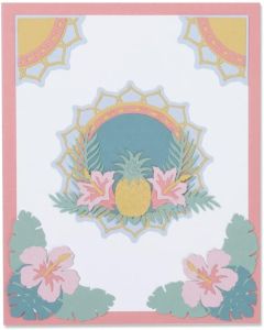 Fustella Sizzix Thinlits "Elementi tropicali" - 663576