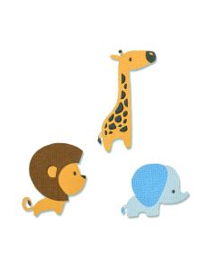 Fustella Sizzix Thinlits "Cuccioli della giungla" - 663580