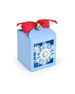Fustella Sizzix Thinlits "Scatola fiocco di neve" - 663610