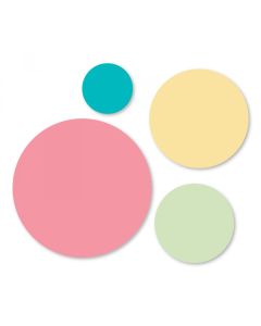 Fustella Sizzix Framelits "Cerchi 4 misure" - 663642