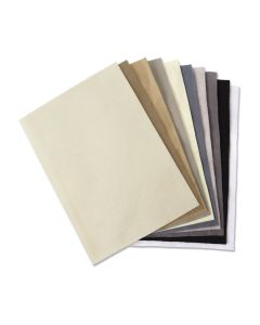Set 10 fogli di feltro (colori neutri) formato A4 Sizzix - 663779
