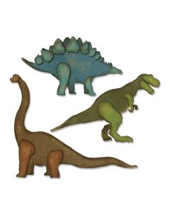 Fustella Sizzix Thinlits "Preistorico" - 664155