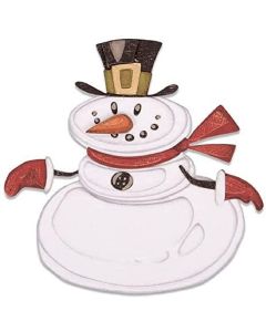 Fustella Sizzix Thinlits "Sig. pupazzo di neve, colorize" - 664230