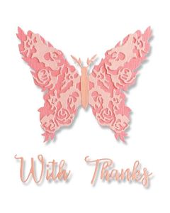 Fustella Sizzix Thinlits "Con gratitudine" - 664244