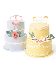 Fustella Sizzix Thinlits Plus "Torta pop-up" - 664356